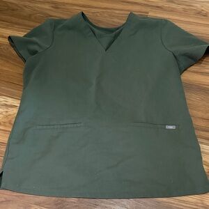 Olive Green Women's scrub Top